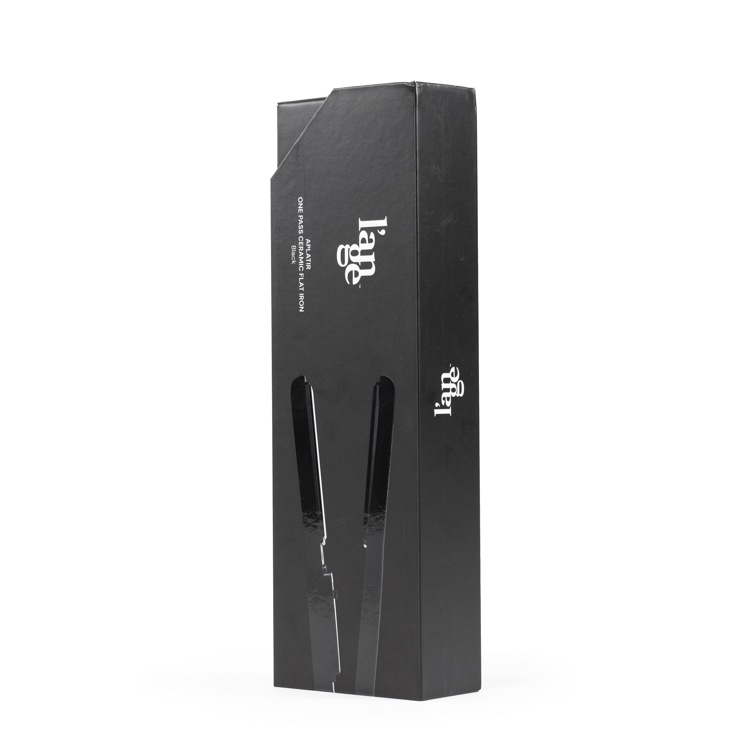 L'ANGE HAIR Aplatir versatile for straight looks or soft waves and curls.