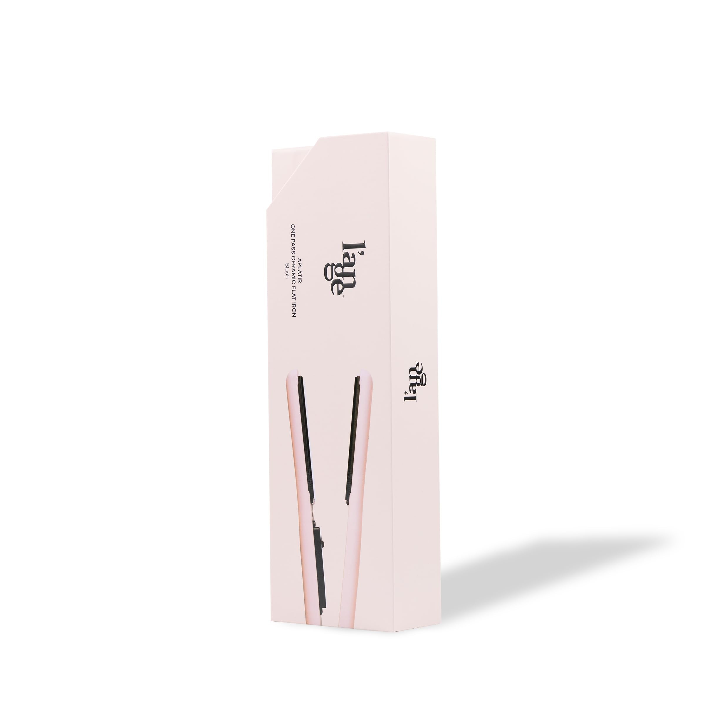 L'ANGE HAIR Aplatir temperature dial demonstrates precise control for all hair types.