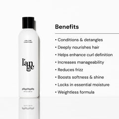 L'ANGE HAIR Curl Care Enhancing Conditioner with Shea Butter delivers rich moisture.