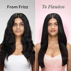 L'ANGE HAIR Glass Hair Shine close-up highlights mirror-like finish.