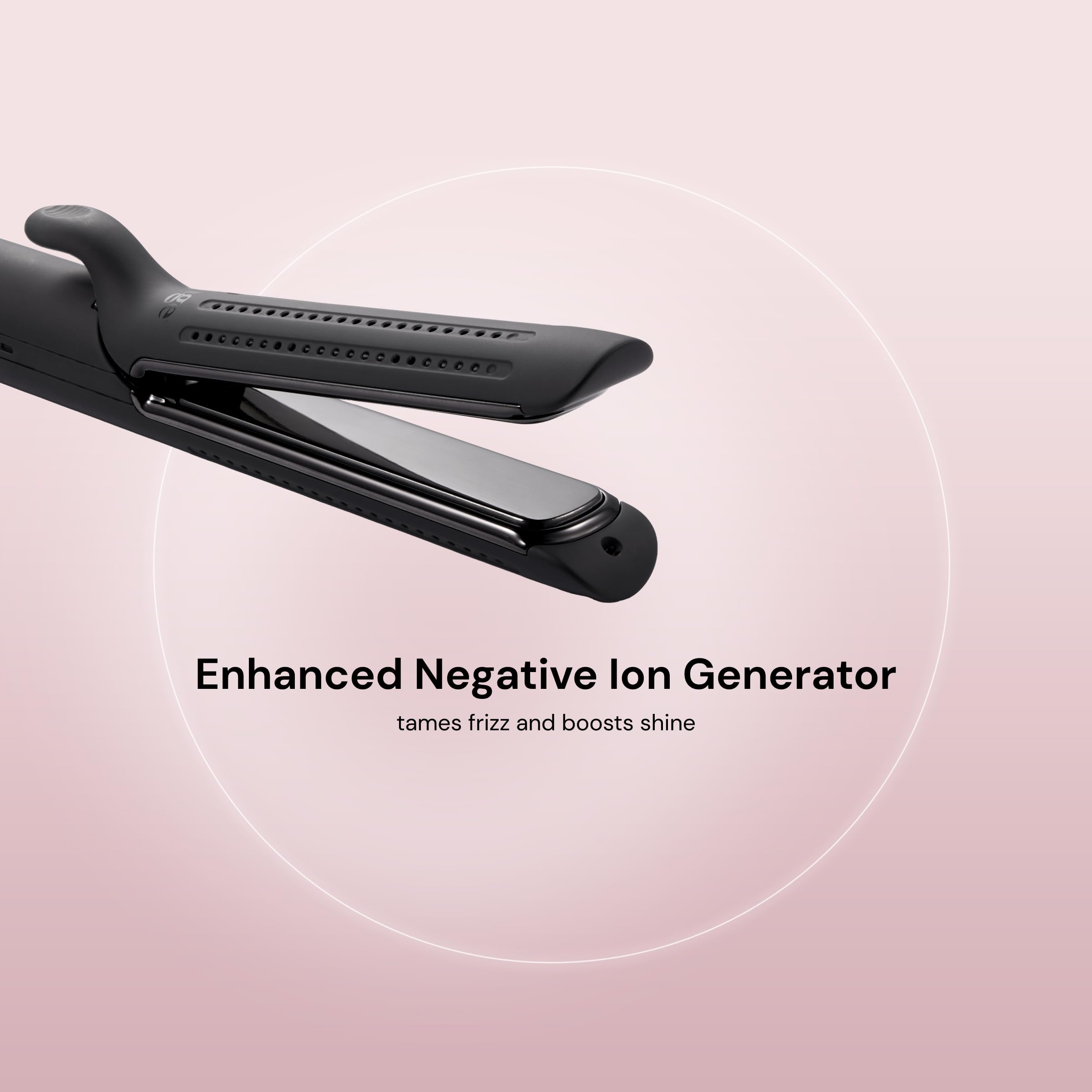 L'ANGE HAIR Le Duo Edge temperature memory feature heats to last setting