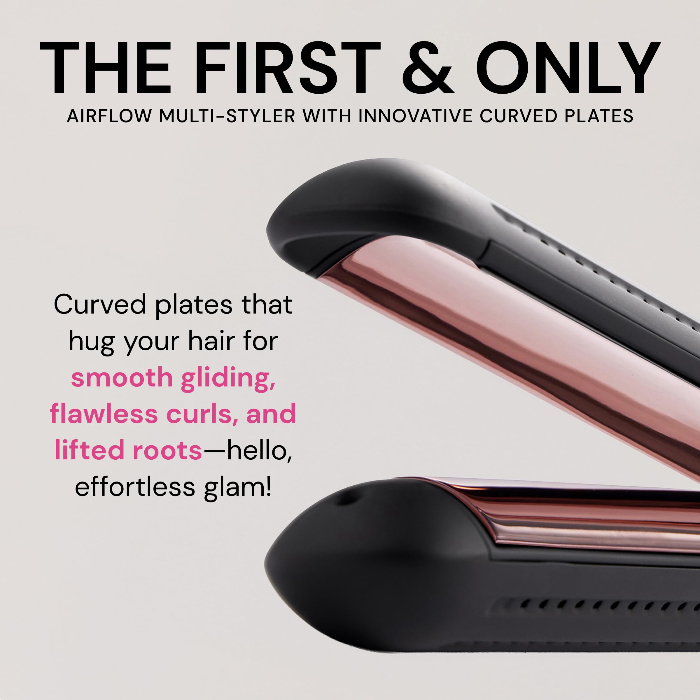 Lange Hair Le Duo Flex cooling vents help set styles and reduce heat buildup.
