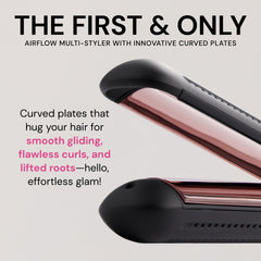 Lange Hair Le Duo Flex cooling vents help set styles and reduce heat buildup.