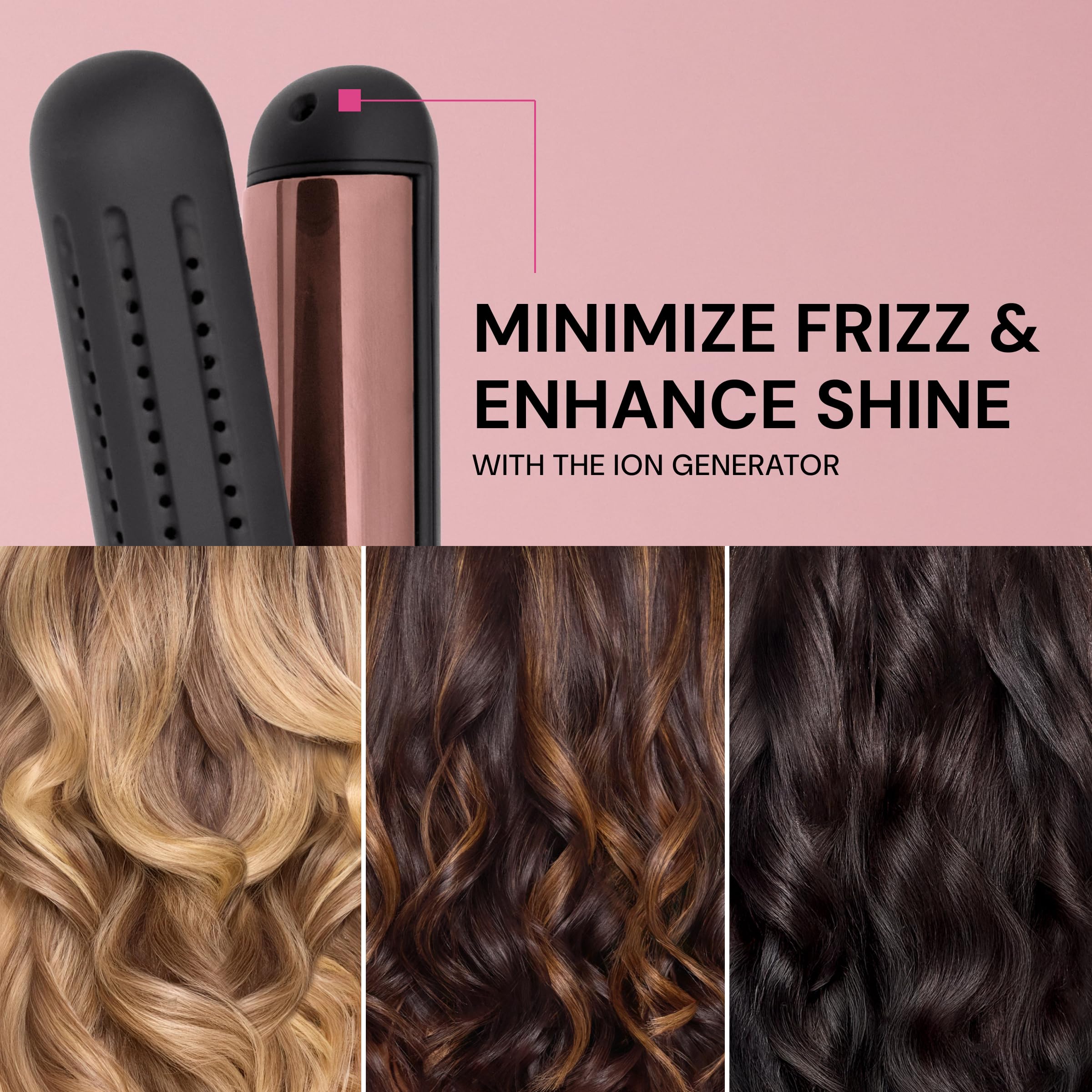 Le Duo Flex dual voltage design supports worldwide travel for on-the-go styling.