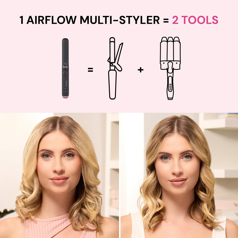 Le Duo Flex five heat settings tailor heat for different hair types.