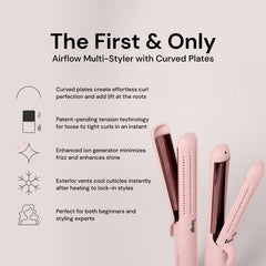 L'ANGE HAIR Le Duo Flex airflow vents cool hair to set styles quickly.