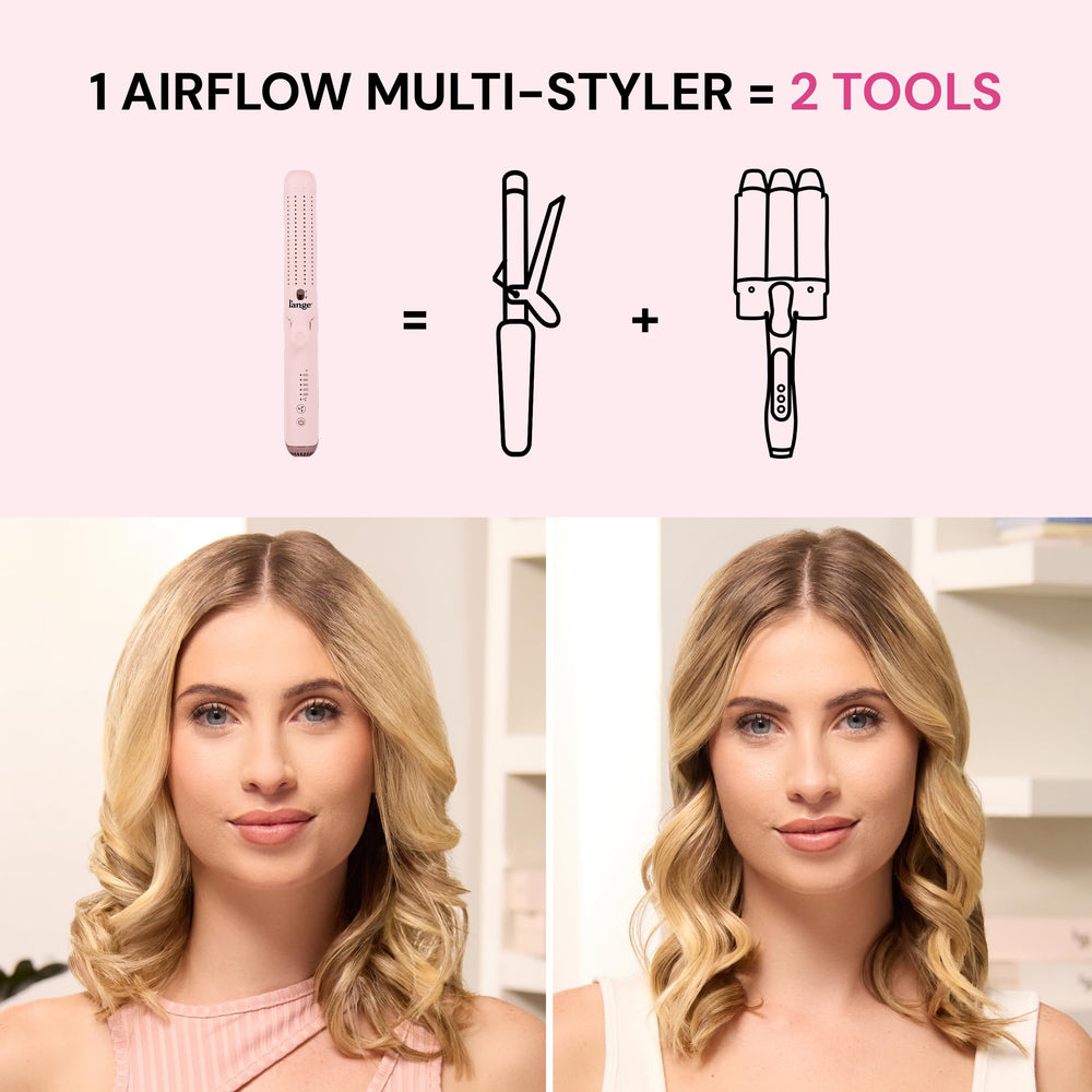 L'ANGE HAIR Le Duo Flex works on short and long hair lengths.