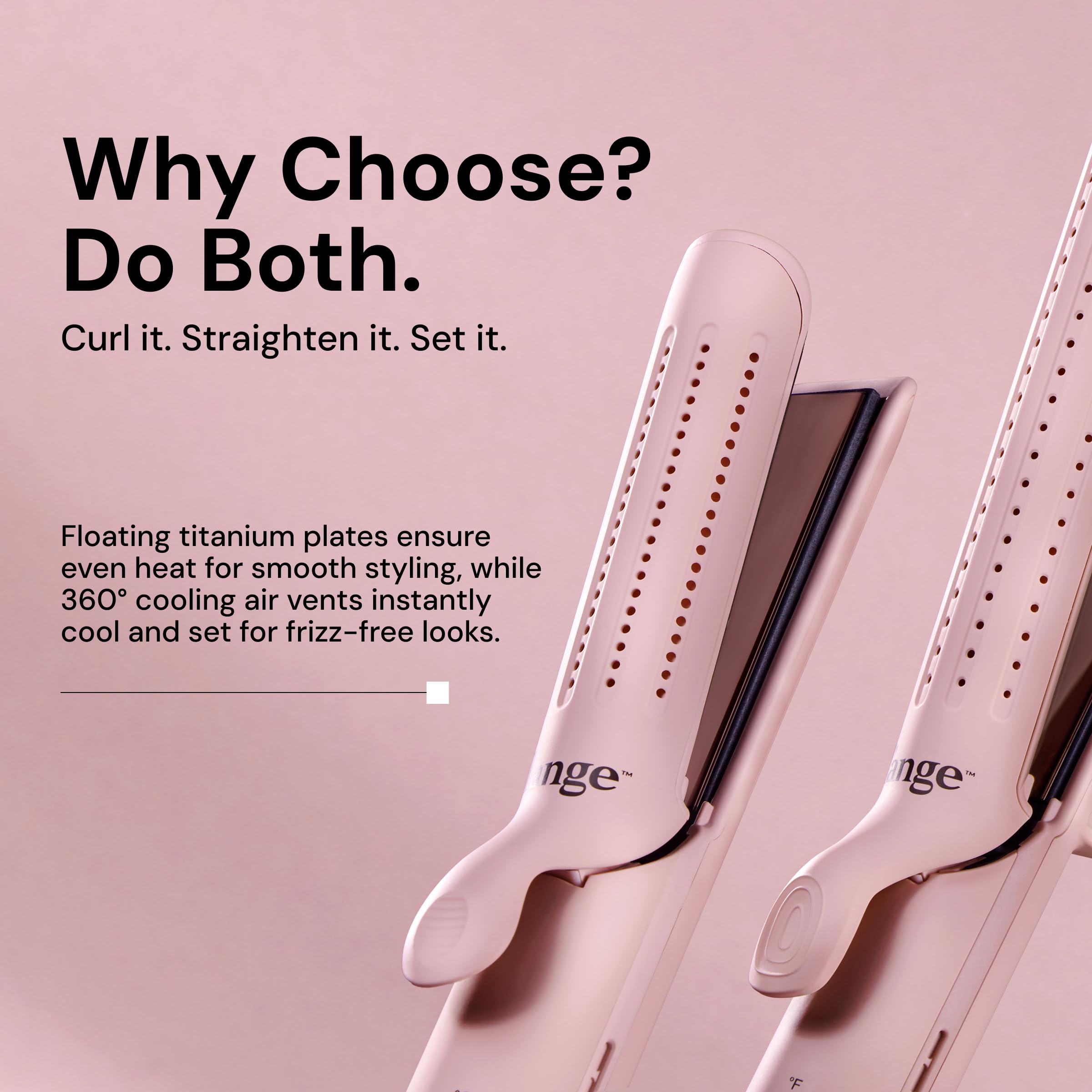 L'ANGE HAIR Le Duo Grande 360° Airflow Styler auto shut-off enhances safety.