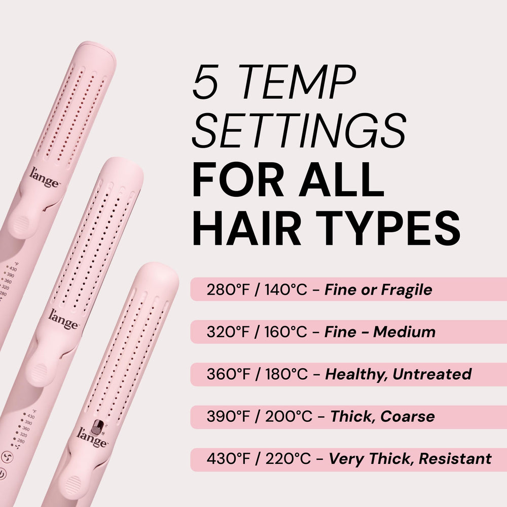 L'ANGE HAIR Le Duo Grande 360° Airflow Styler shapes soft beachy waves.