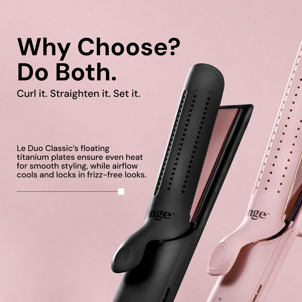 L'ANGE HAIR Le Duo Standard ergonomic grip for comfortable all-day styling.