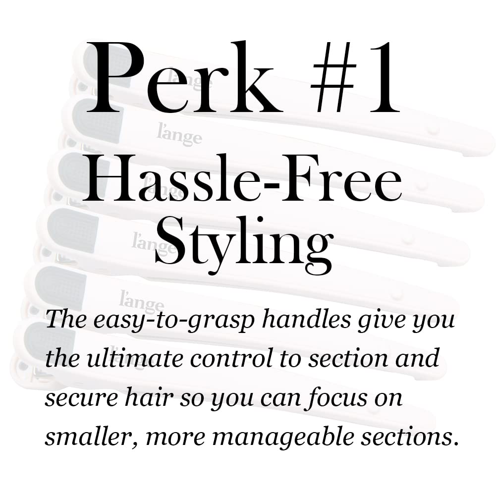 L'ANGE HAIR lightweight, durable sectioning clip designed for repeated use.