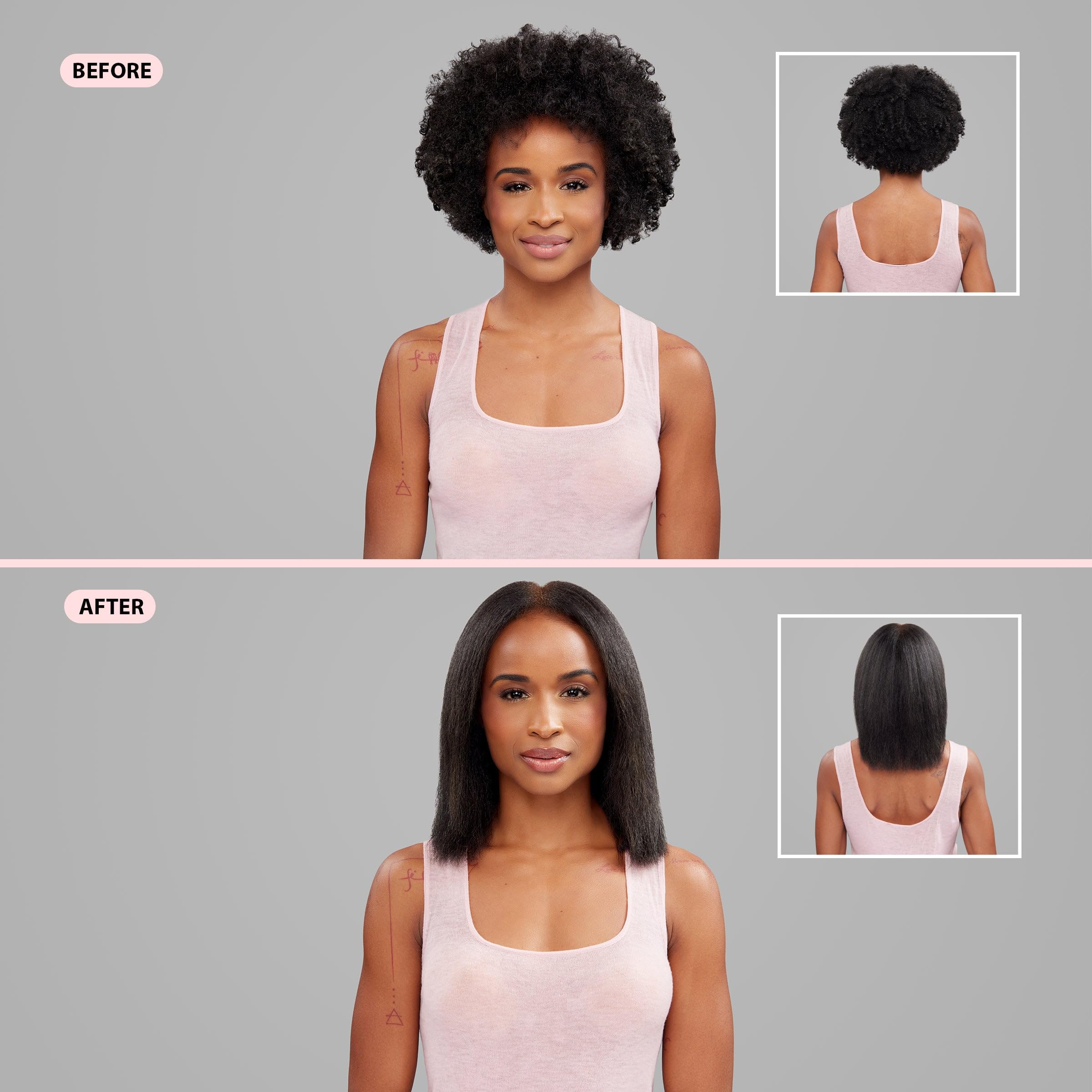L'ANGE HAIR Mane Pass shows 360-degree swivel cord for tangle-free styling movement.