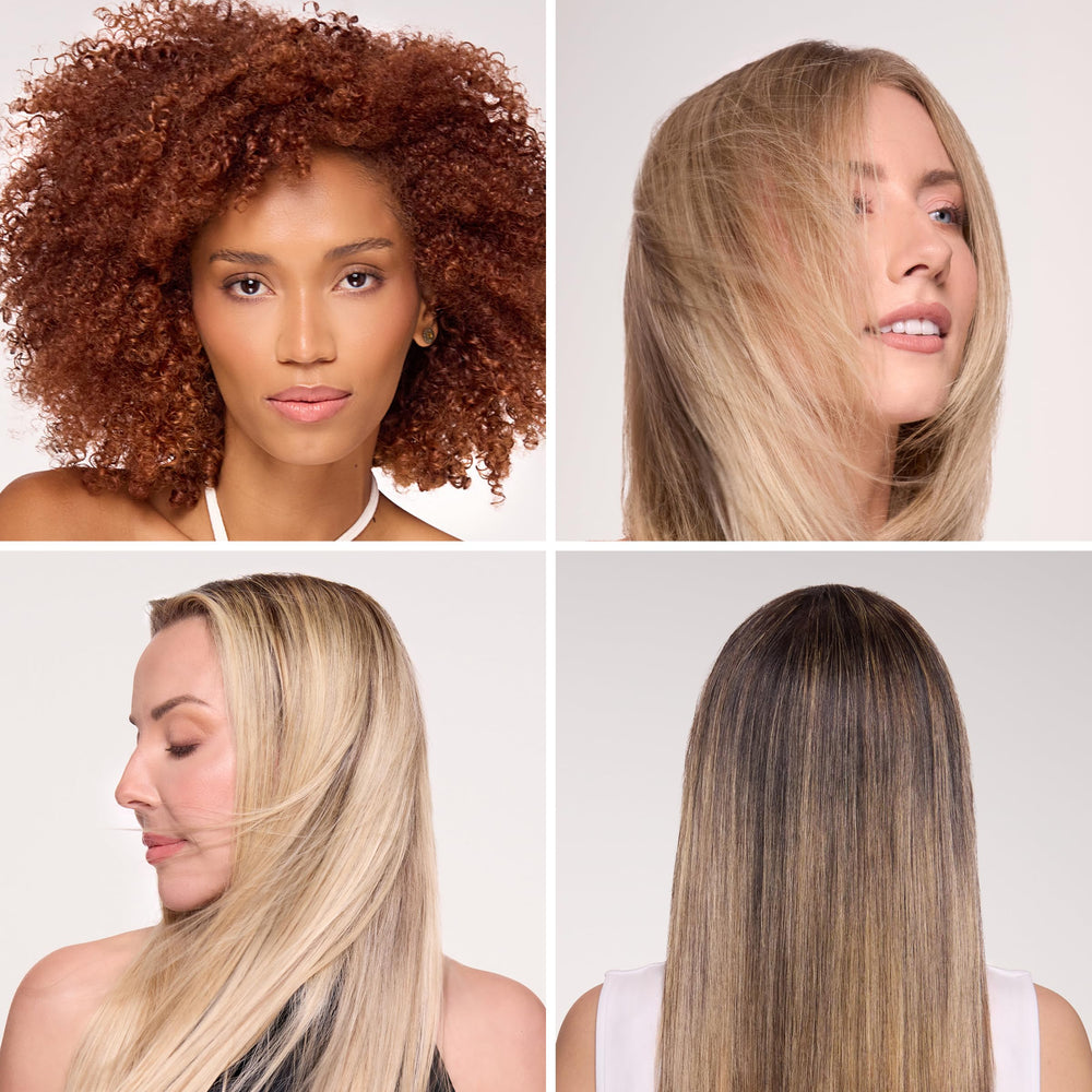 L'ANGE HAIR Ms. Bond close-up shows glossy finish and controlled frizz