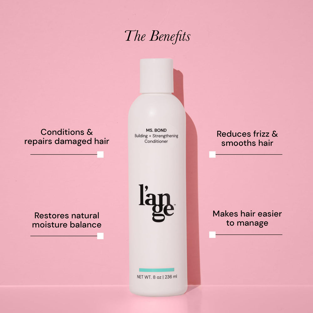 L'ANGE HAIR Ms. Bond packaging hints at heat protection and repair