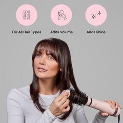 L'ANGE HAIR Multi-Volume 75mm oval base for voluminous blowouts with shine.