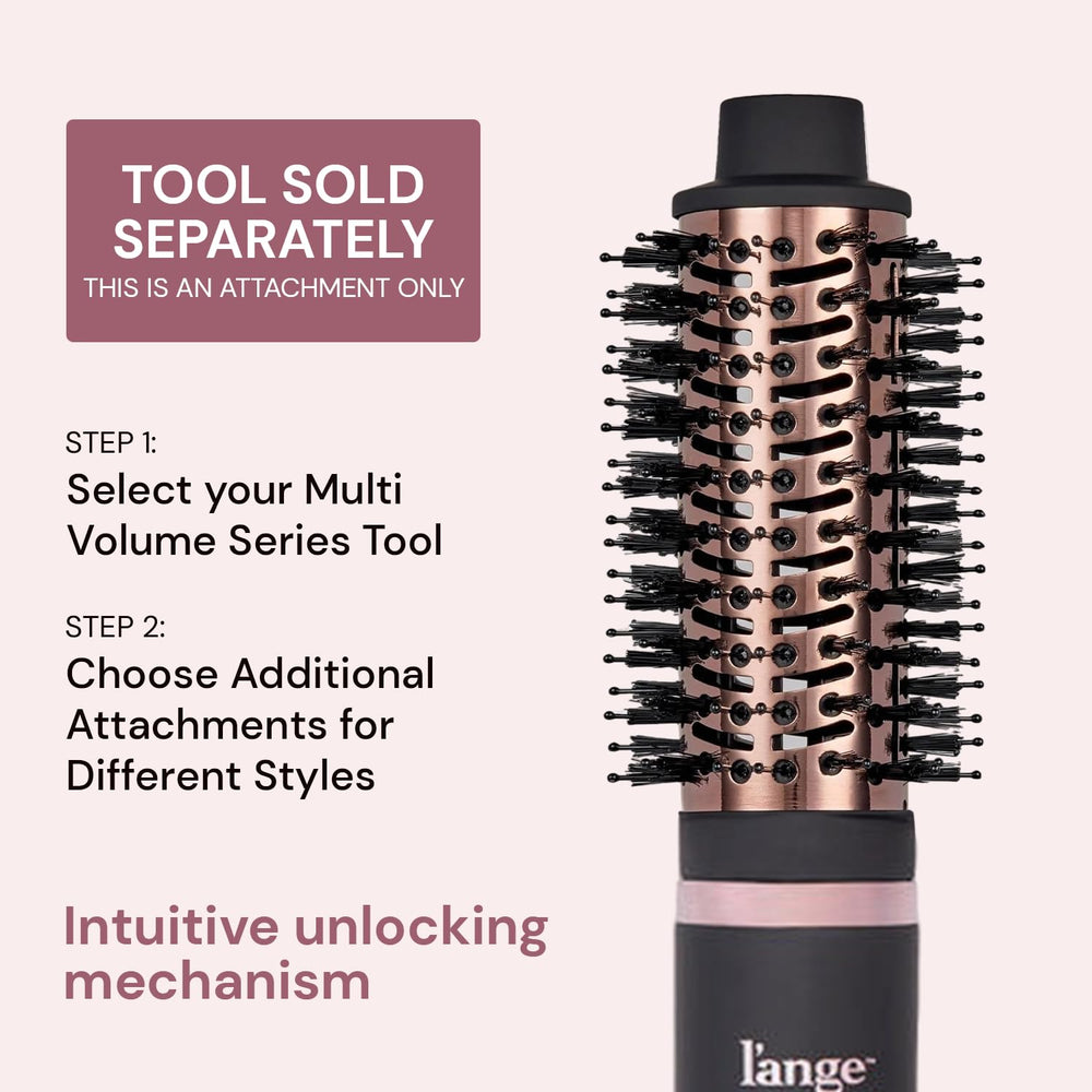 L'ANGE Hair multi-volume attachment showing 360° airflow for fast, even drying