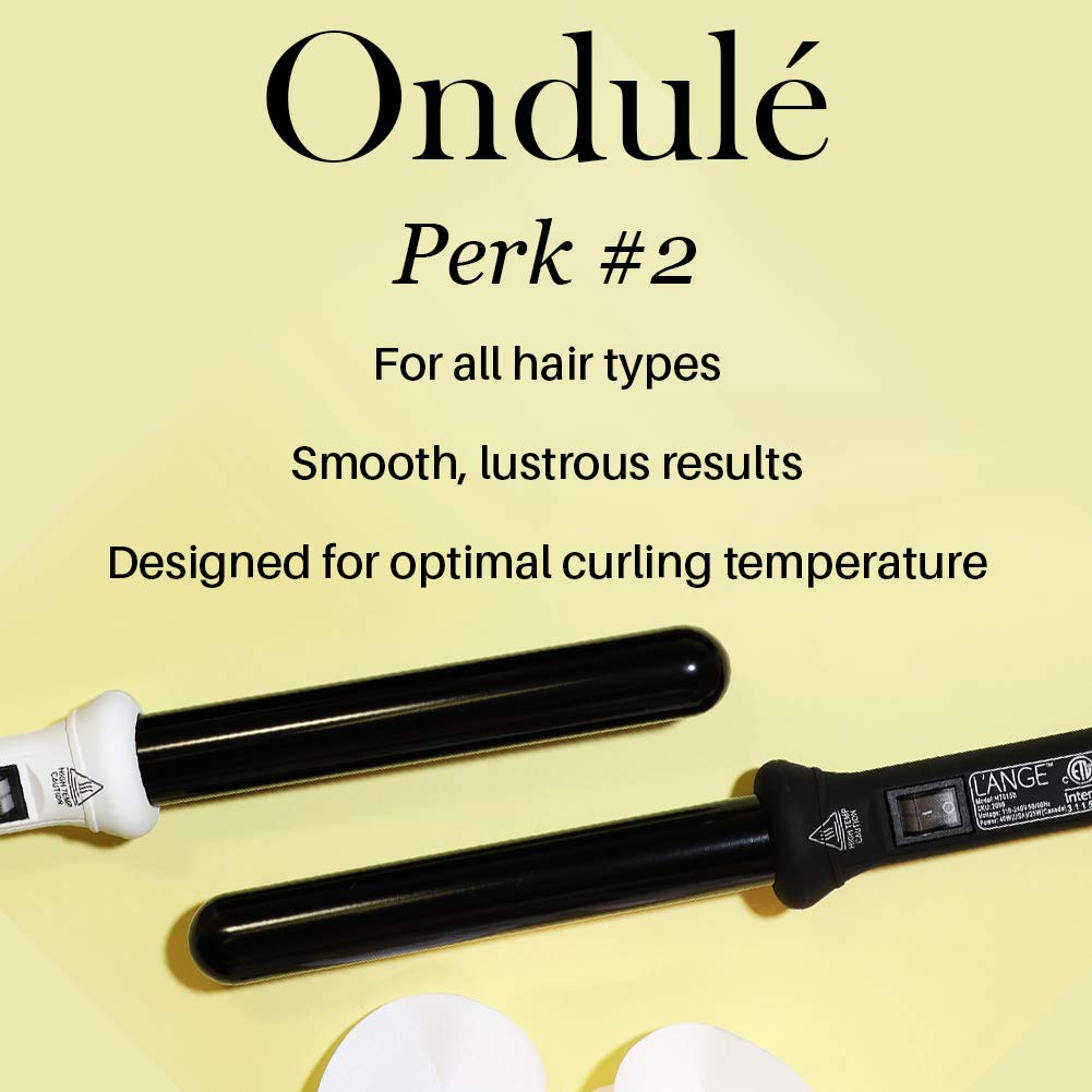 L'ANGE HAIR Ondulé 360° swivel cord image demonstrating easy maneuverability.