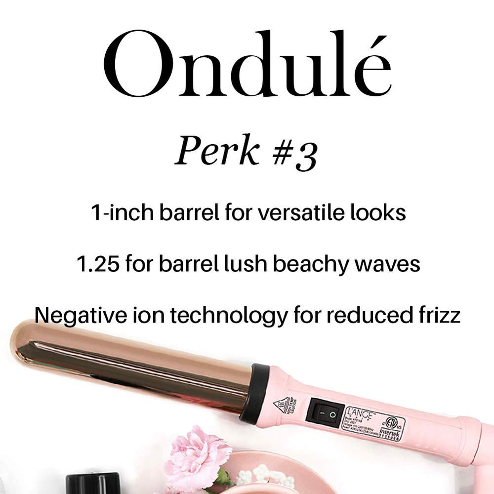 L'ANGE HAIR Ondulé professional-grade wand for salon-quality styling at home.