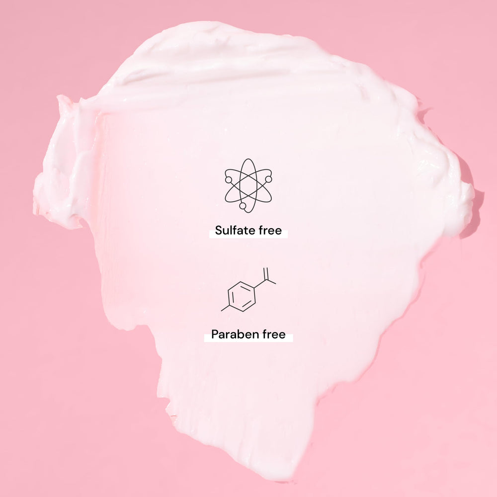 L'ANGE HAIR Rehab Hydrating Masque on wet hair demonstrates frizz control and moisture sealing.