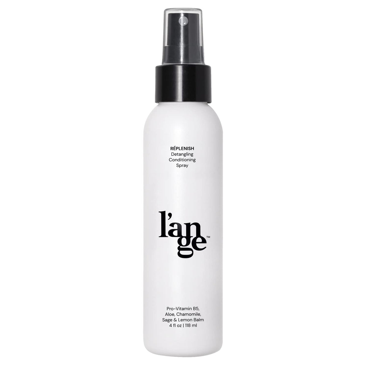 L'ANGE HAIR Replenish Leave-In Detangler bottle for easy spray and frizz control