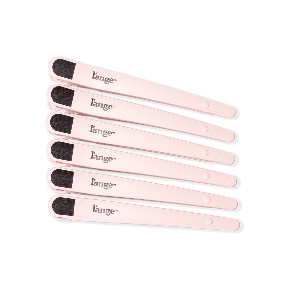 L'ANGE HAIR rubber sectioning clip with narrow tip for precise parting results.