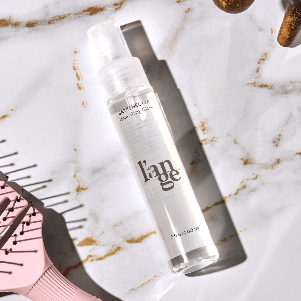 L'ANGE Hair Satin Néctar travel-size bottle for on-the-go touchups