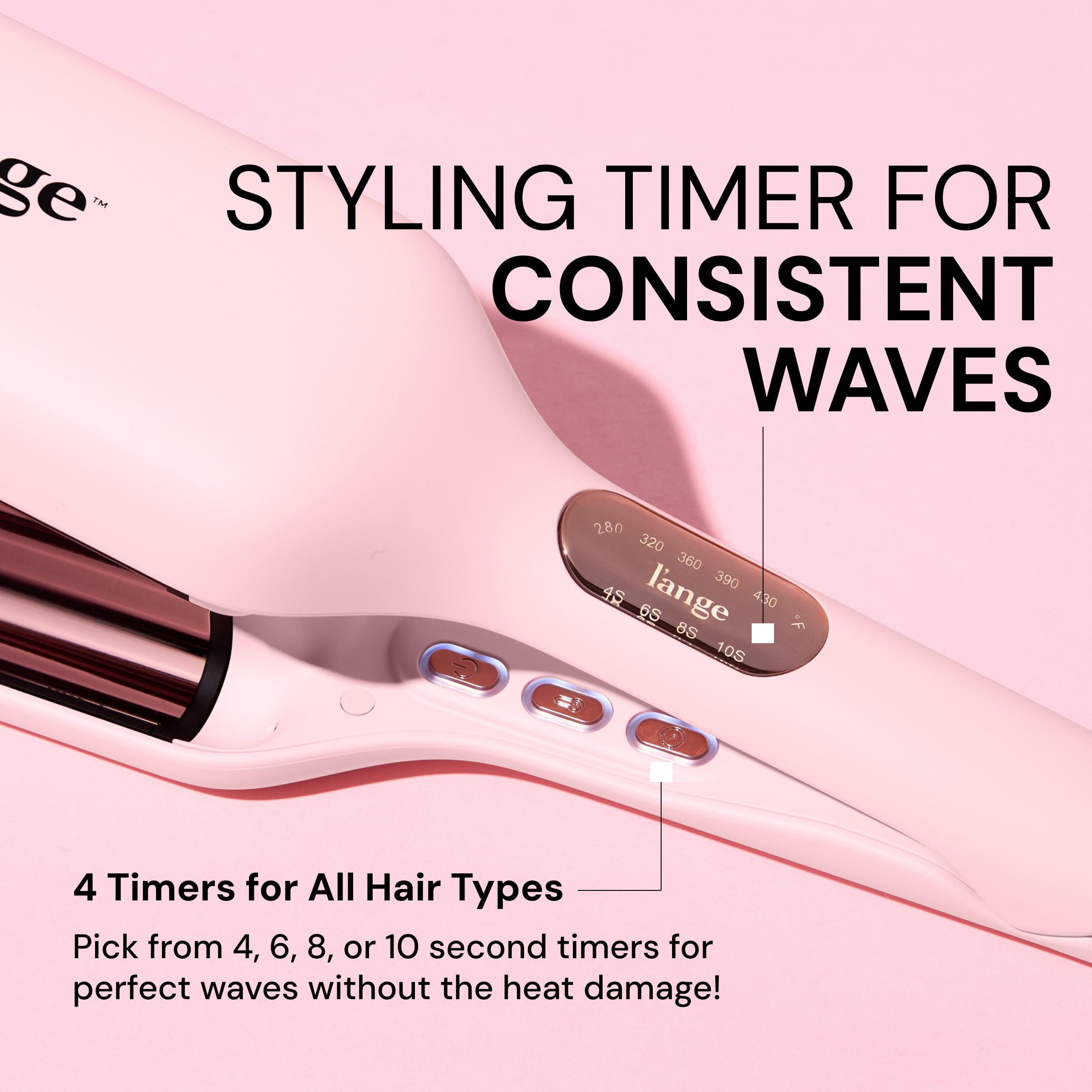 L'ANGE HAIR SculptWaver blush color variant adds stylish finish