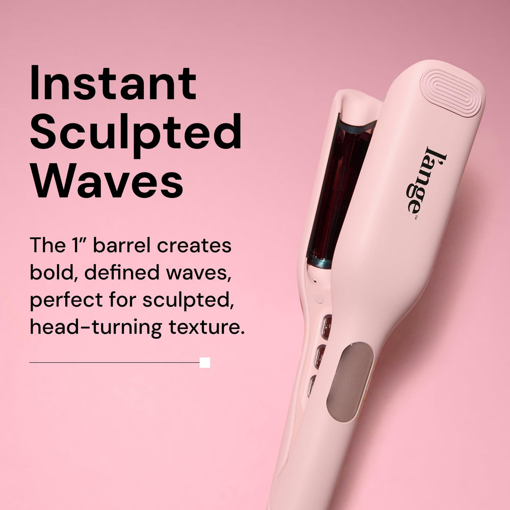 L'ANGE HAIR SculptWaver four-timer settings enable quick customization.
