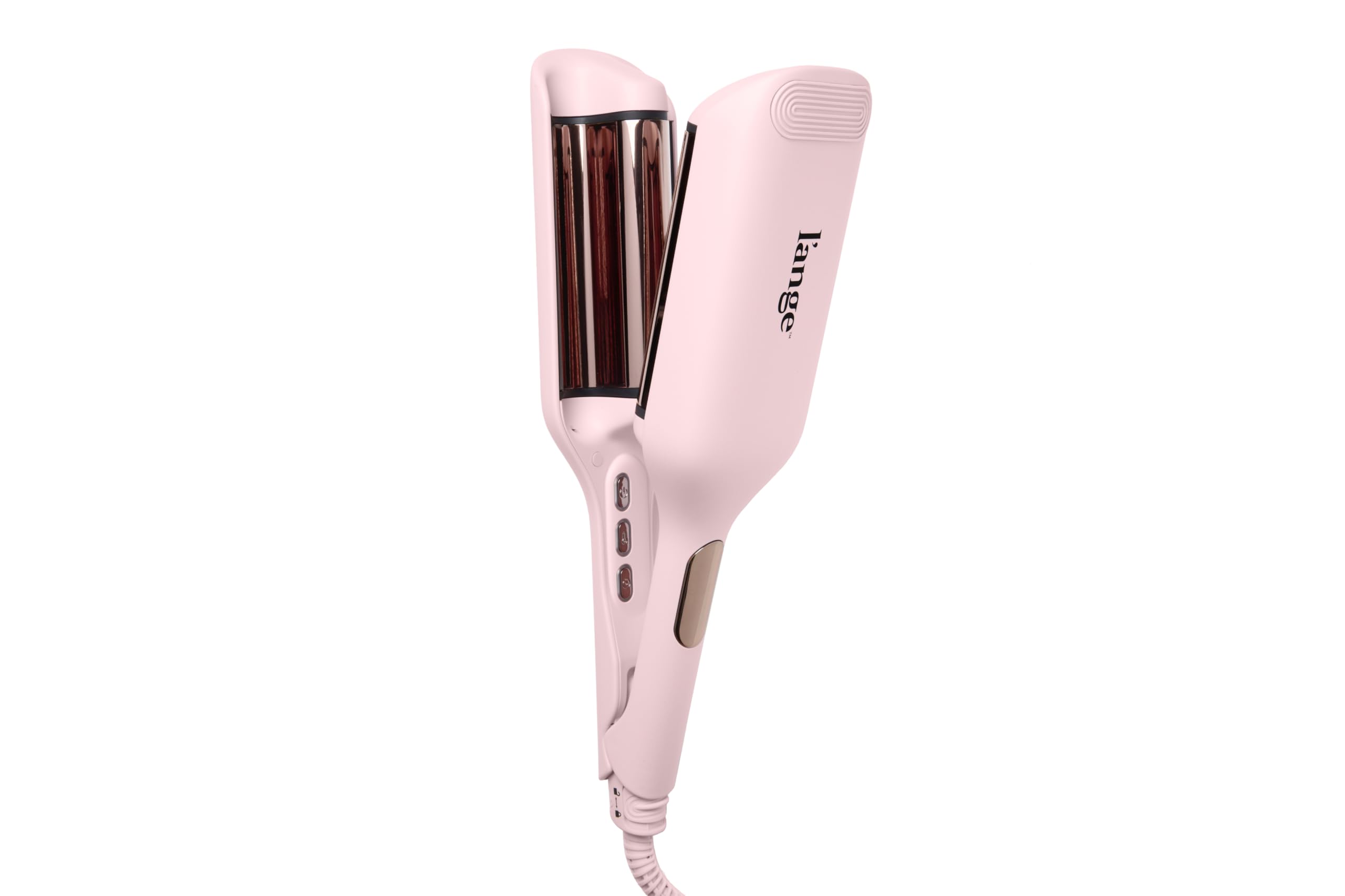 L'ANGE HAIR SculptWaver creates textured waves with one clamp for easy styling