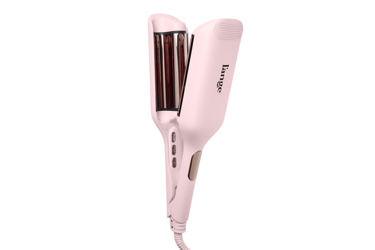 L'ANGE HAIR SculptWaver creates textured waves with one clamp for easy styling