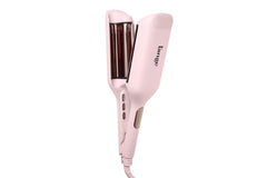 L'ANGE HAIR SculptWaver creates textured waves with one clamp for easy styling