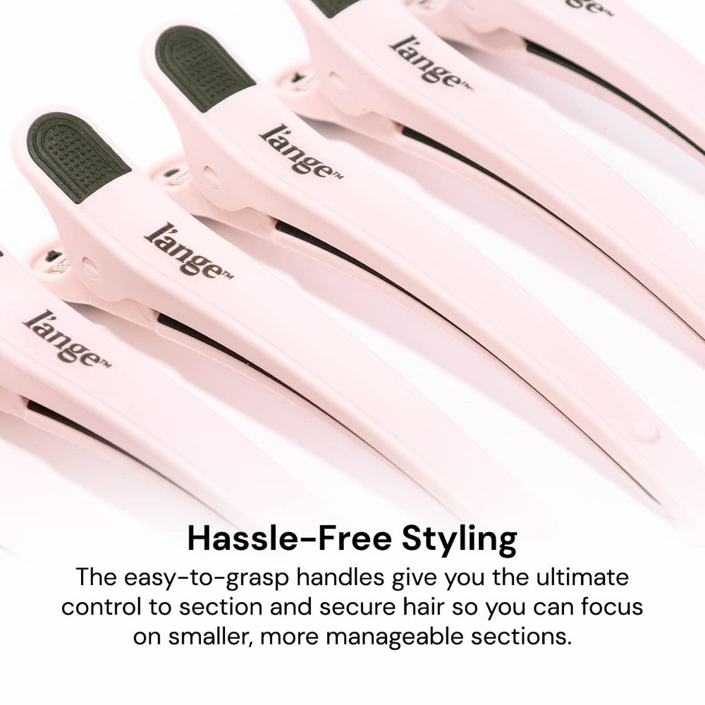 L'ANGE HAIR sectioning clip with easy-grip handles for effortless styling.