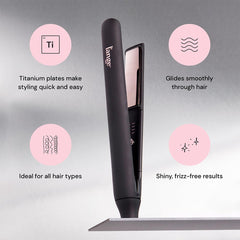 L'ANGE Hair Straight Forward dual voltage for global travel-ready styling anywhere.