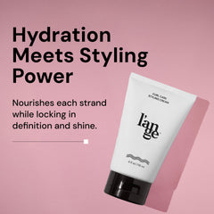 L'ANGE Hair Styling Cream hydrates for soft, touchable curls.
