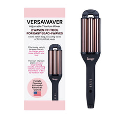 L'ANGE Hair VersaWaver 32mm waves barrel creates voluminous, long-lasting waves.