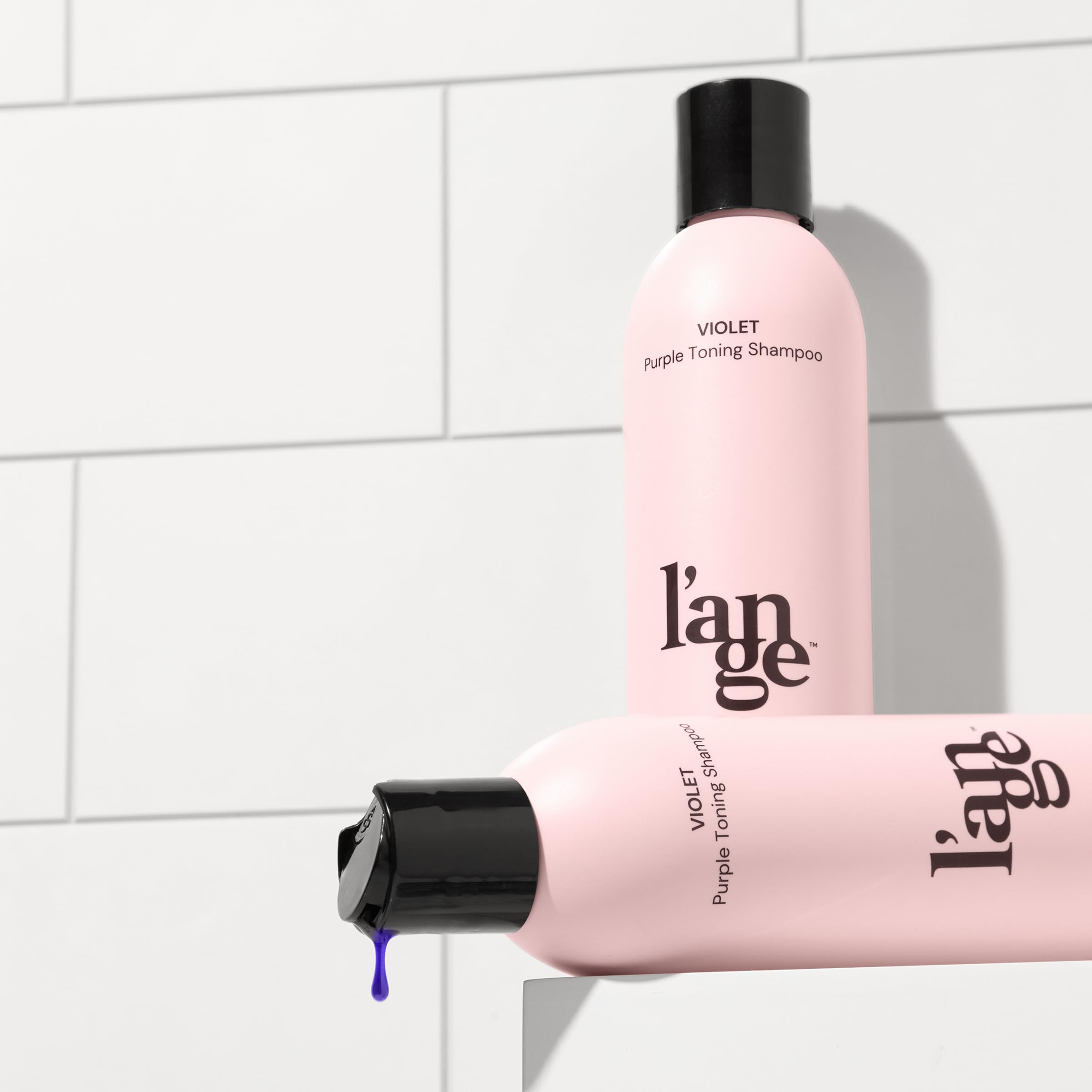 L'ANGE HAIR Violet Purple Toning Shampoo botanicals highlights nourishing plant oils.