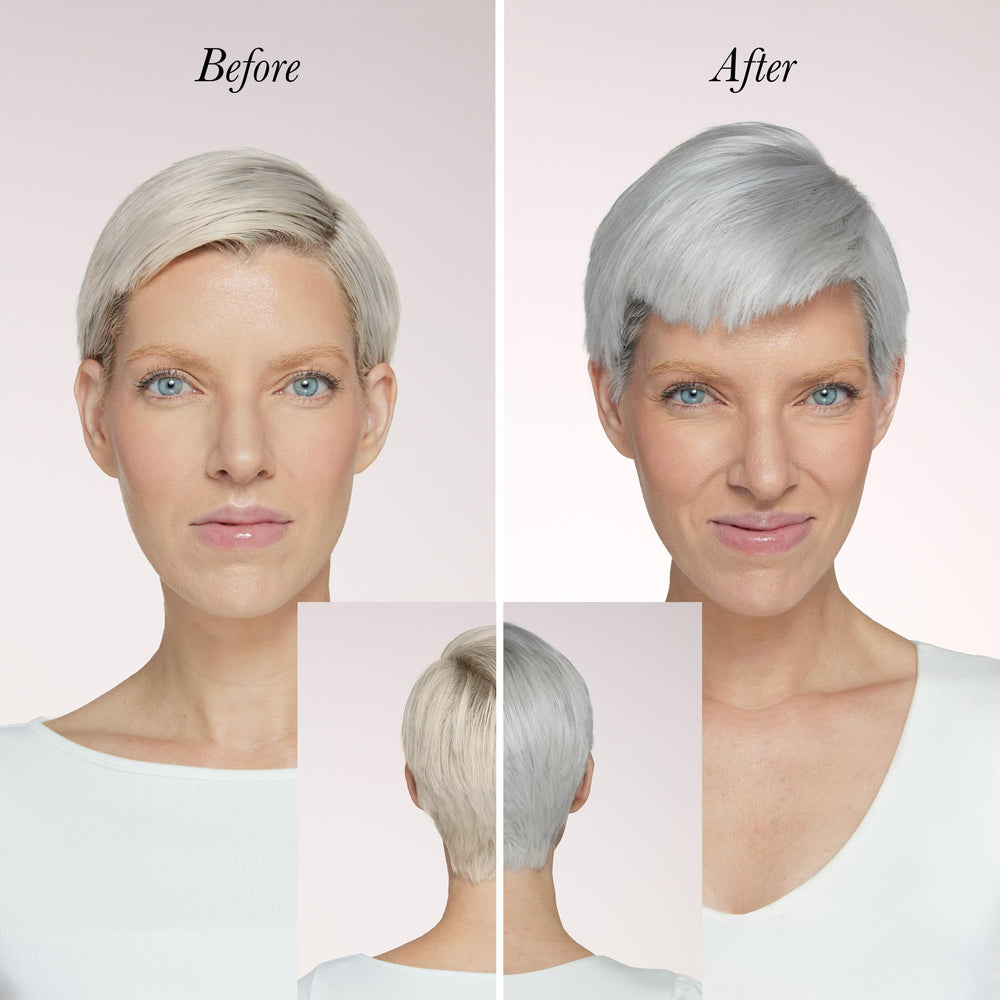 L'ANGE HAIR Violet Purple Toning Shampoo foamy-lather highlights luxurious moisture and shine.