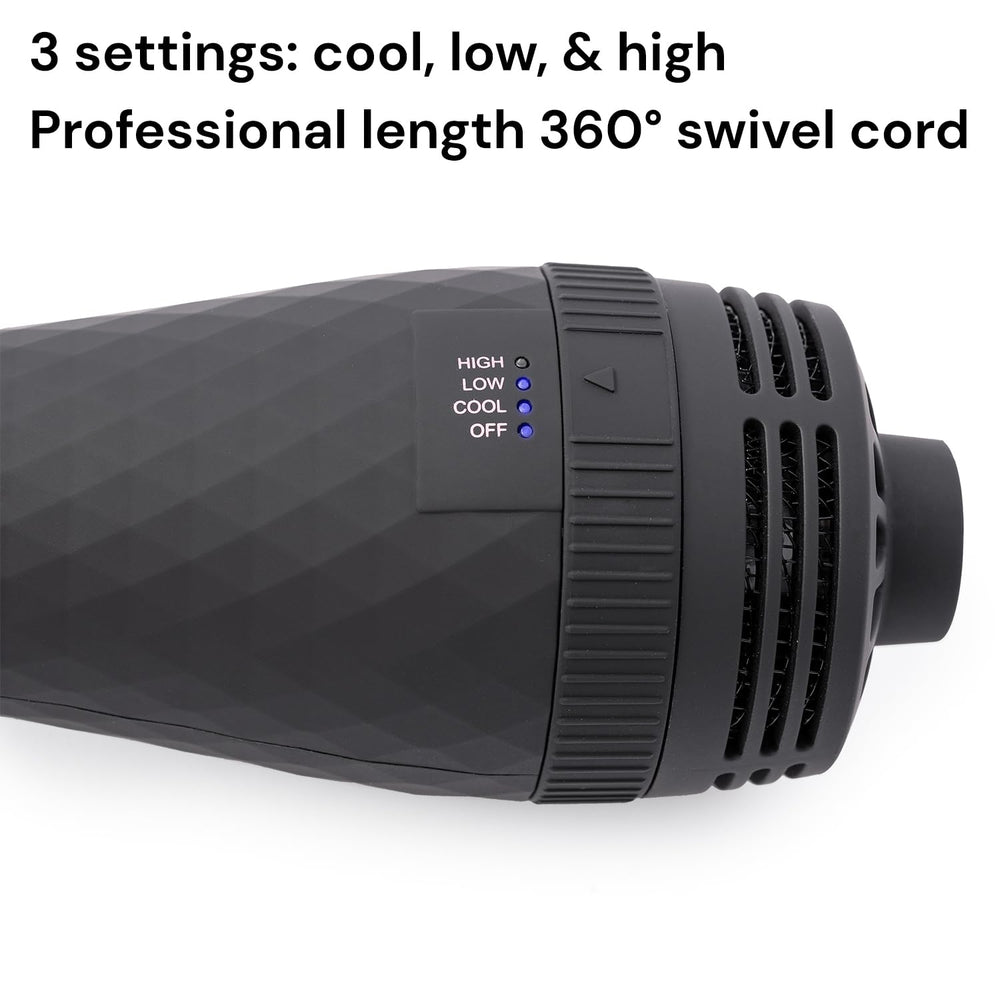 L'ANGE HAIR Le Volume 360° swivel cord enables easy, flexible styling
