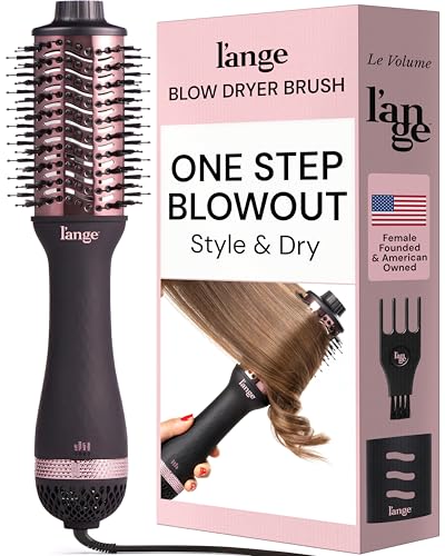 L'ANGE HAIR Le Volume with 60mm oval barrel delivering smooth, voluminous blowouts