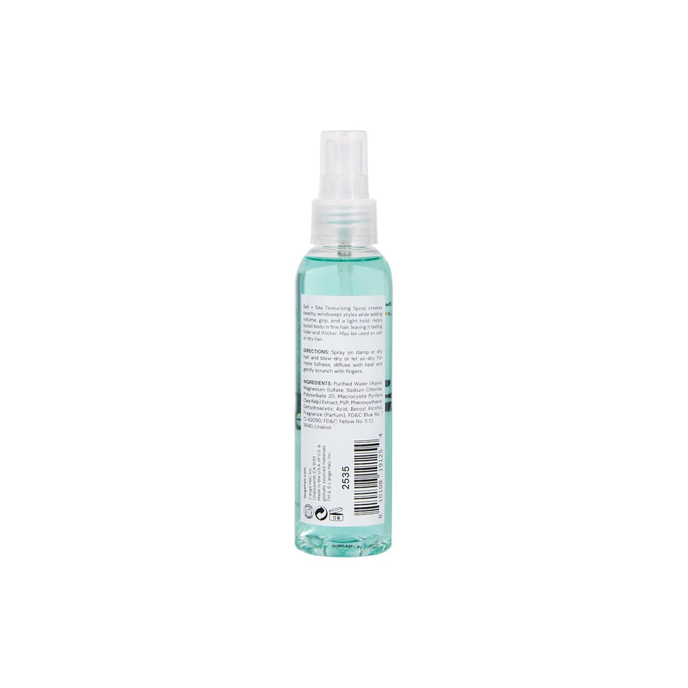 L'ANGE HAIR Sea Salt Texturizing Spray refreshing fragrance offers a subtle tropical scent.