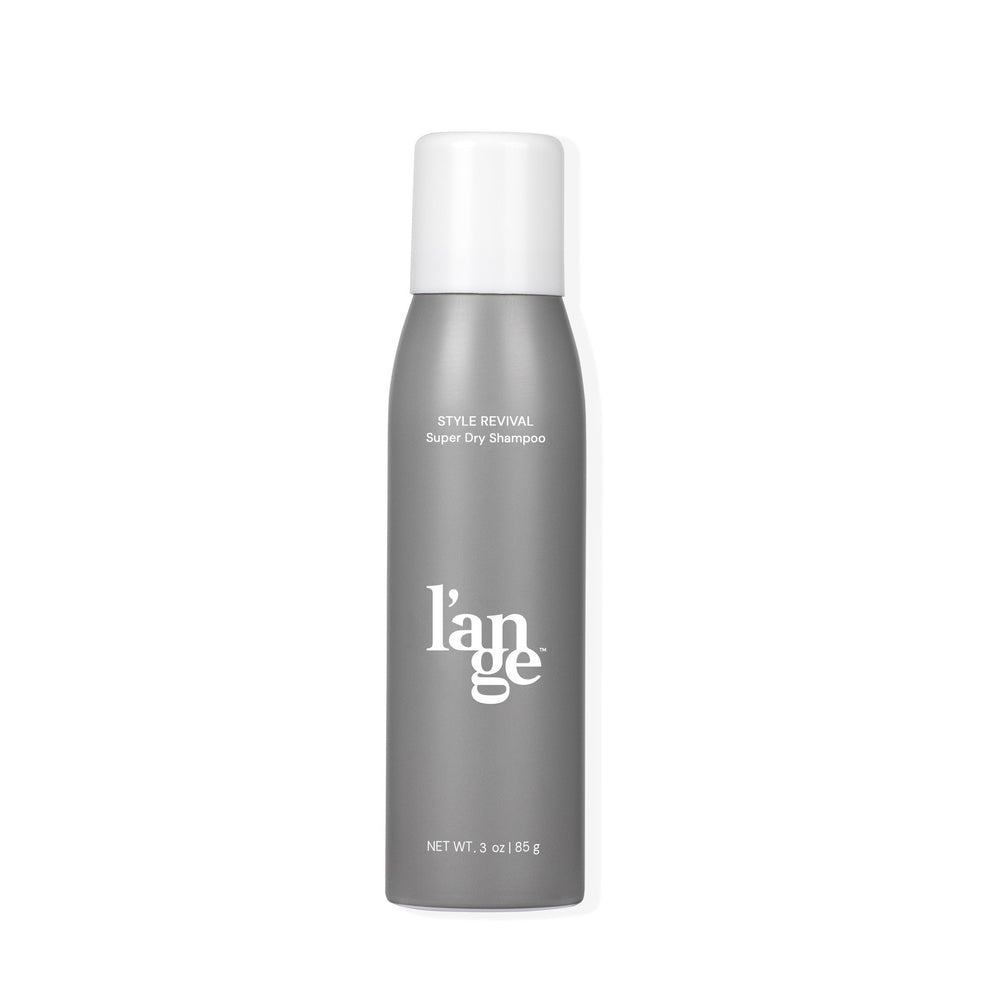 L'ANGE HAIR Style Revival dry shampoo spray bottle refreshing oily roots.