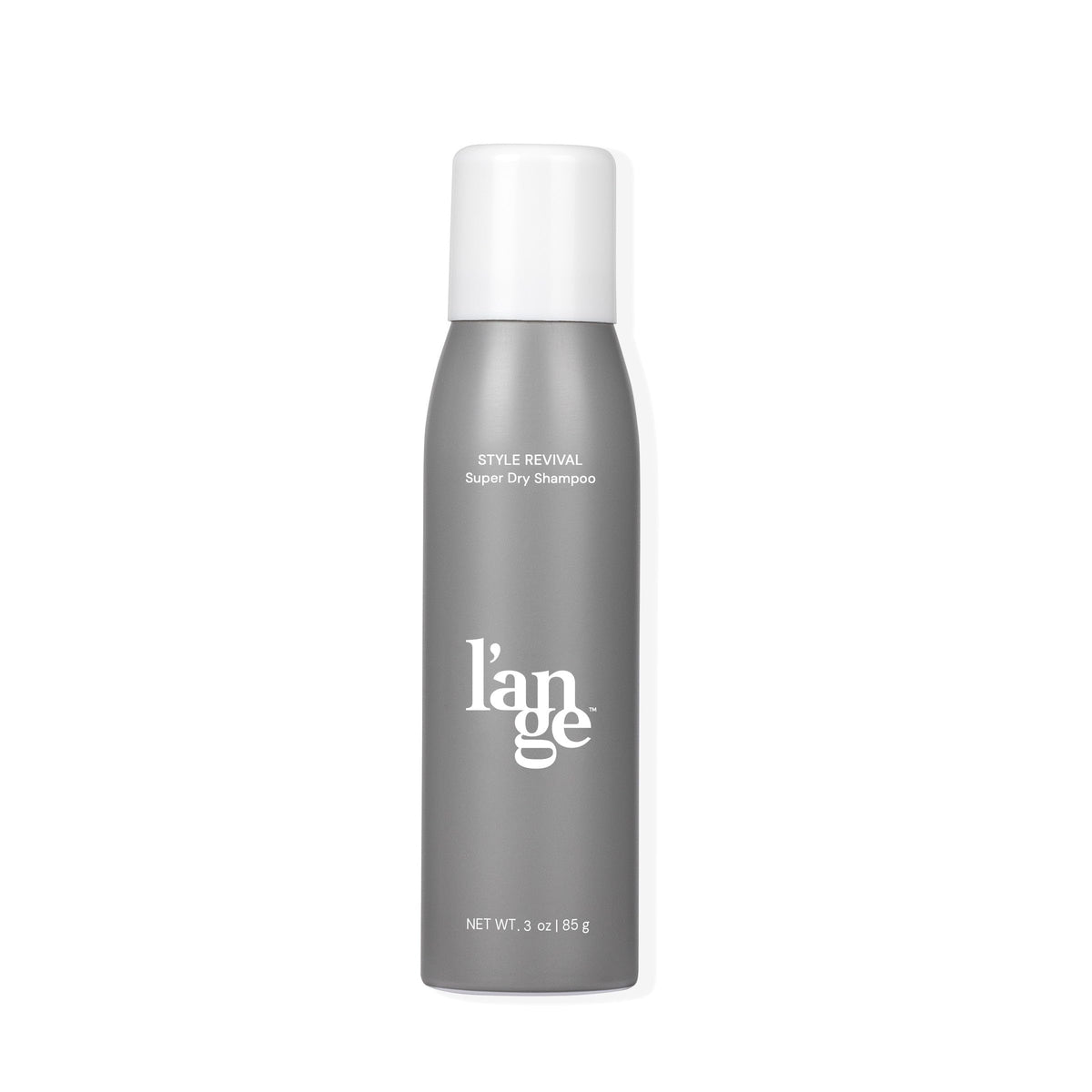 L'ANGE HAIR Style Revival dry shampoo spray bottle refreshing oily roots.