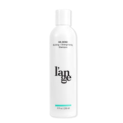 Langehair Ms. Bond Shampoo bottle shows bond-repair action for stronger strands.