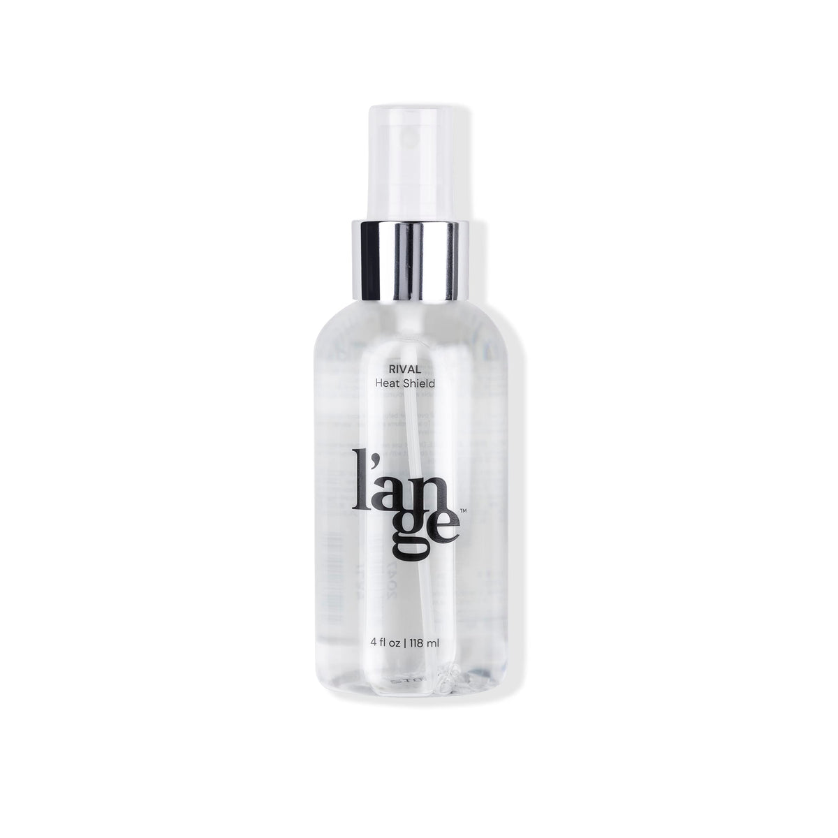 L'ANGE HAIR Rival Heat Shield bottle close-up for heat protection