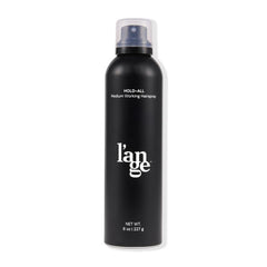 L'ANGE HAIR Hold-All bottle close-up with flexible hold for all-day style.