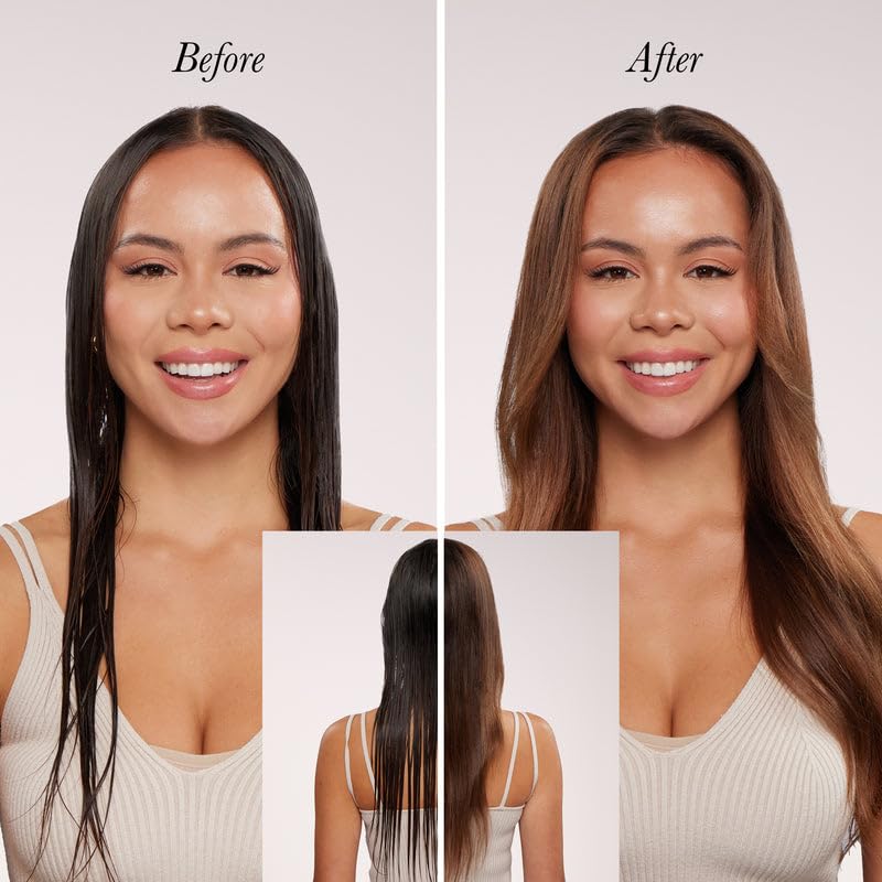 L'ANGE HAIR Soleil temperature control from 88°F to 213°F for customized styling.