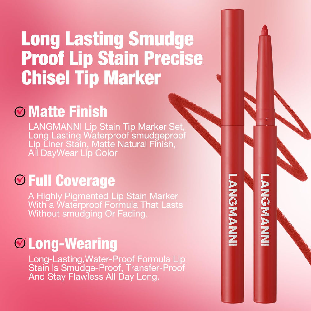 LANGMANNI creamy glide enables precise lip shaping and definition