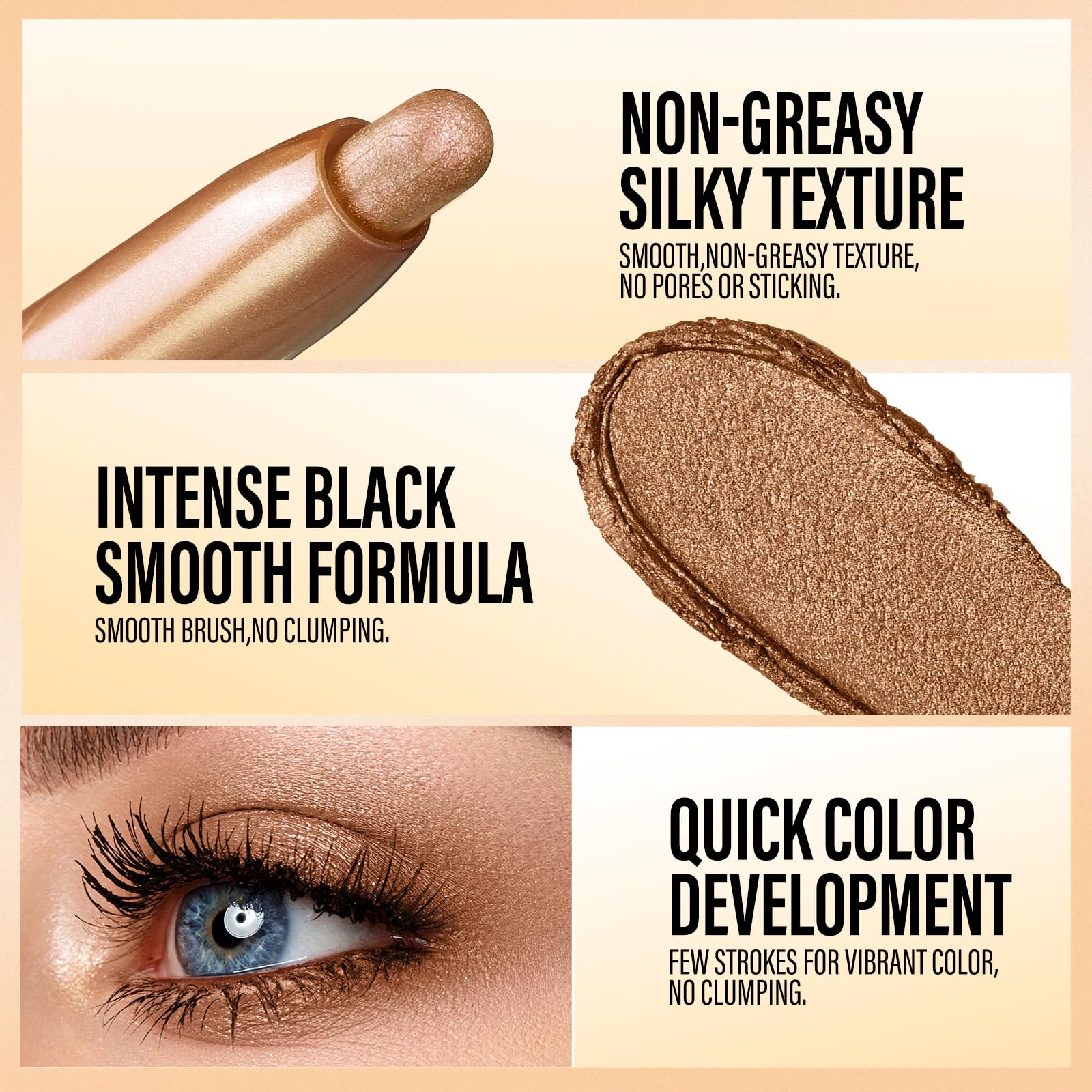 LANGMANNI Eyeshadow Stick contour and highlight use in one easy step