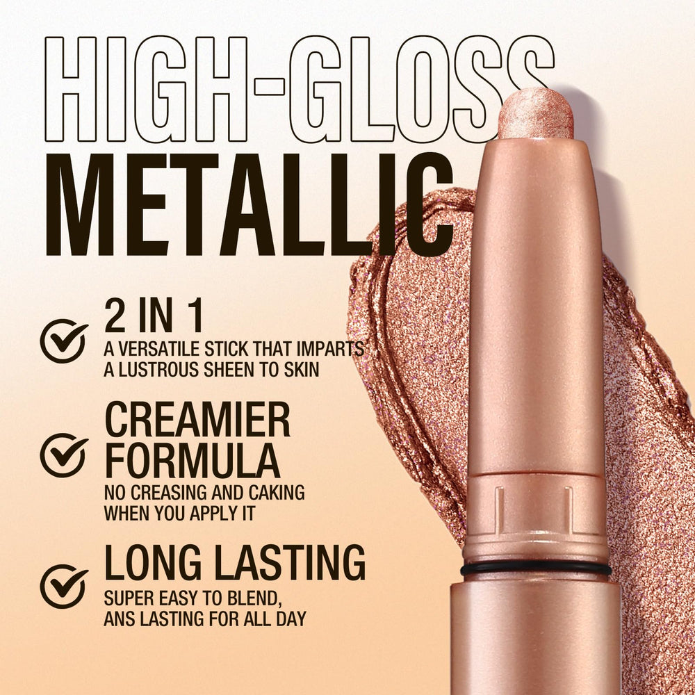 LANGMANNI Eyeshadow Stick waterproof formula demonstrates sweat resistance for all-day wear