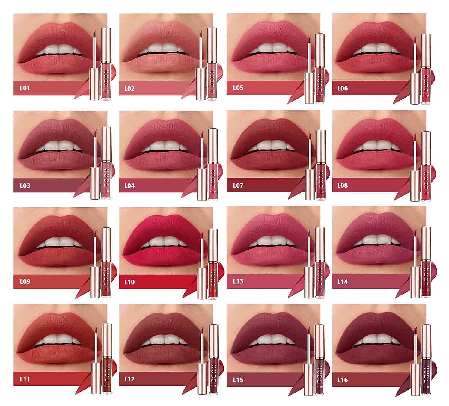 LANGMANNI lip gloss layered over matte base for versatile shine